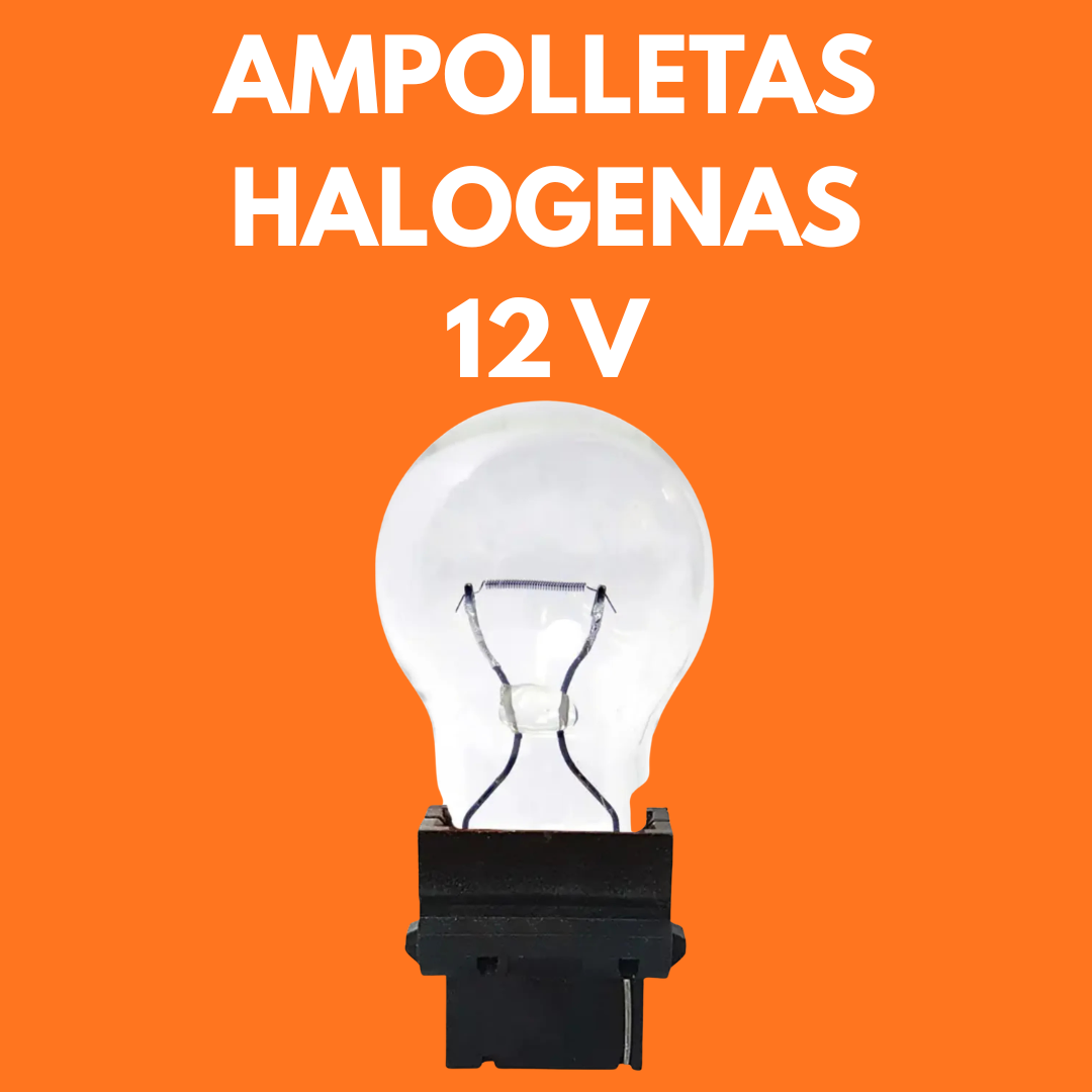AMPOLLETAS HALOGENAS 12V