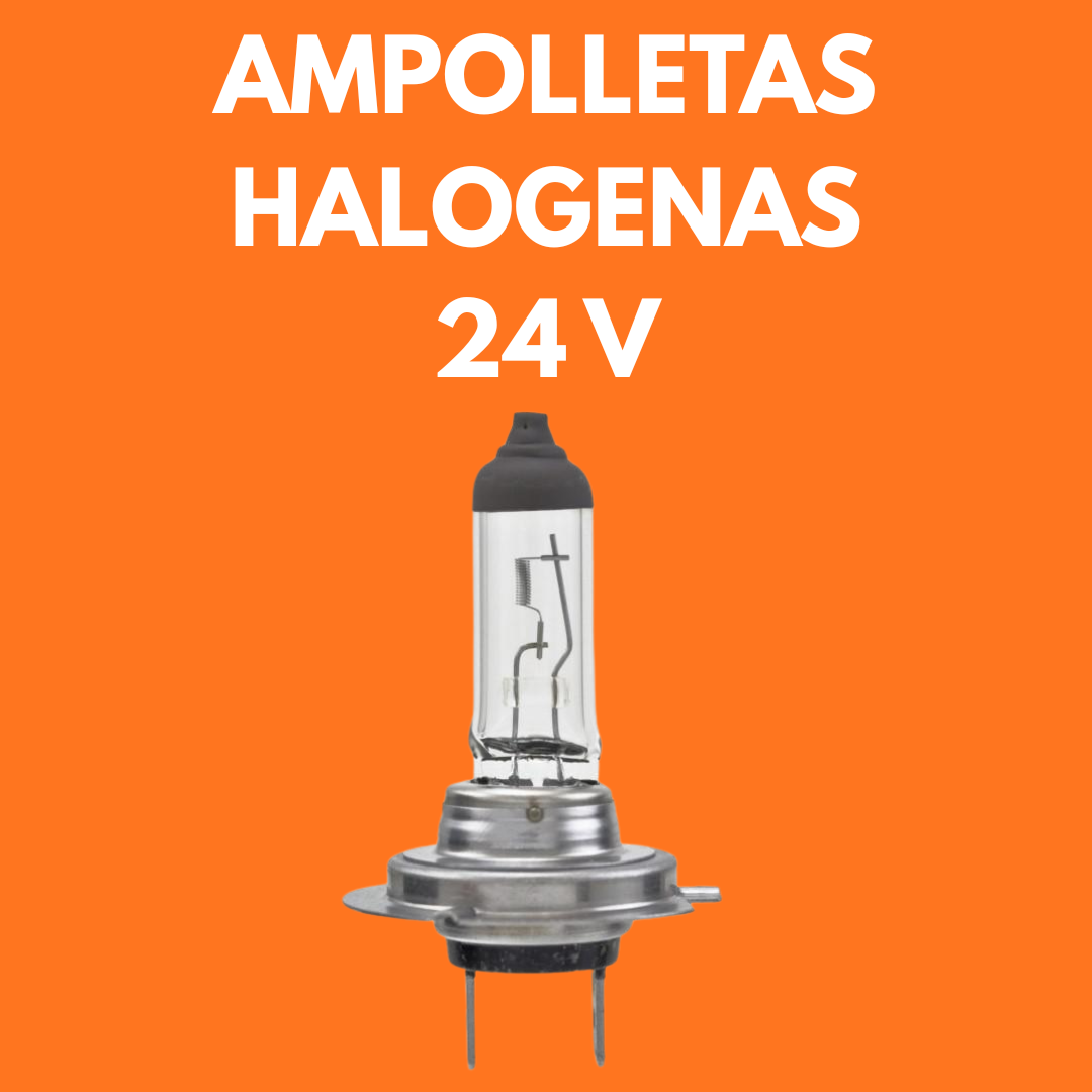 AMPOLLETAS HALOGENAS 24V