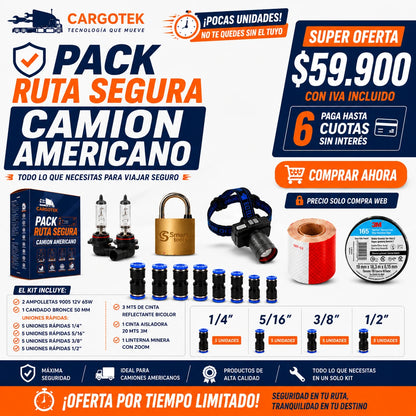 Kit Ruta Segura Camión Americano - CARGOTEK