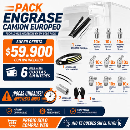 Kit Engrase Camión Europeo - CARGOTEK