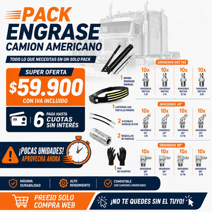 Kit Engrase Camión Americano - CARGOTEK