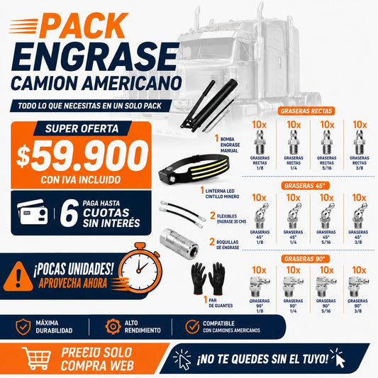 PACK ENGRASE CAMIÓN AMERICANO