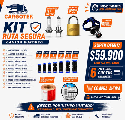 Kit Ruta Segura Camión Europeo - CARGOTEK