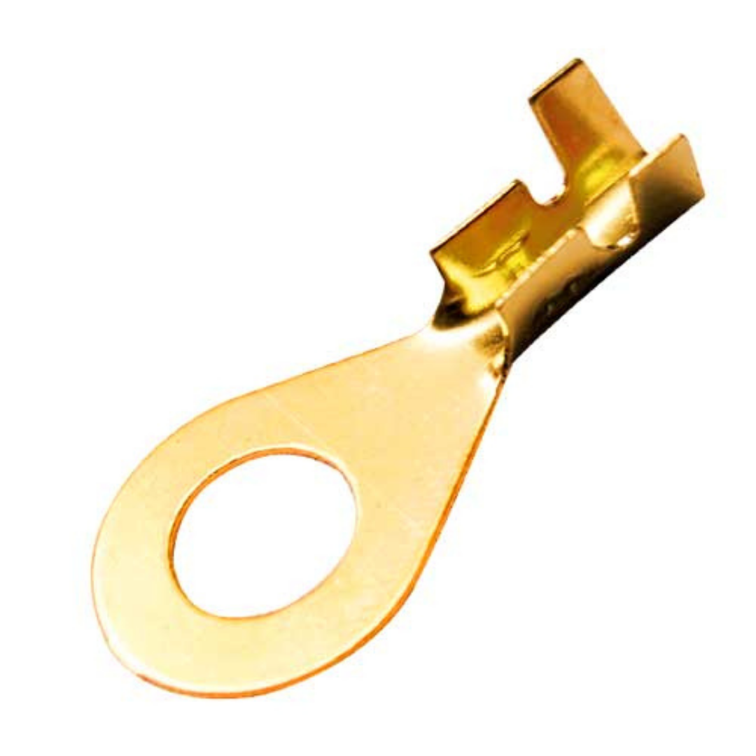 TERMINAL OJO 6.4 MM SIN AISLAR SET 50 UNIDADES