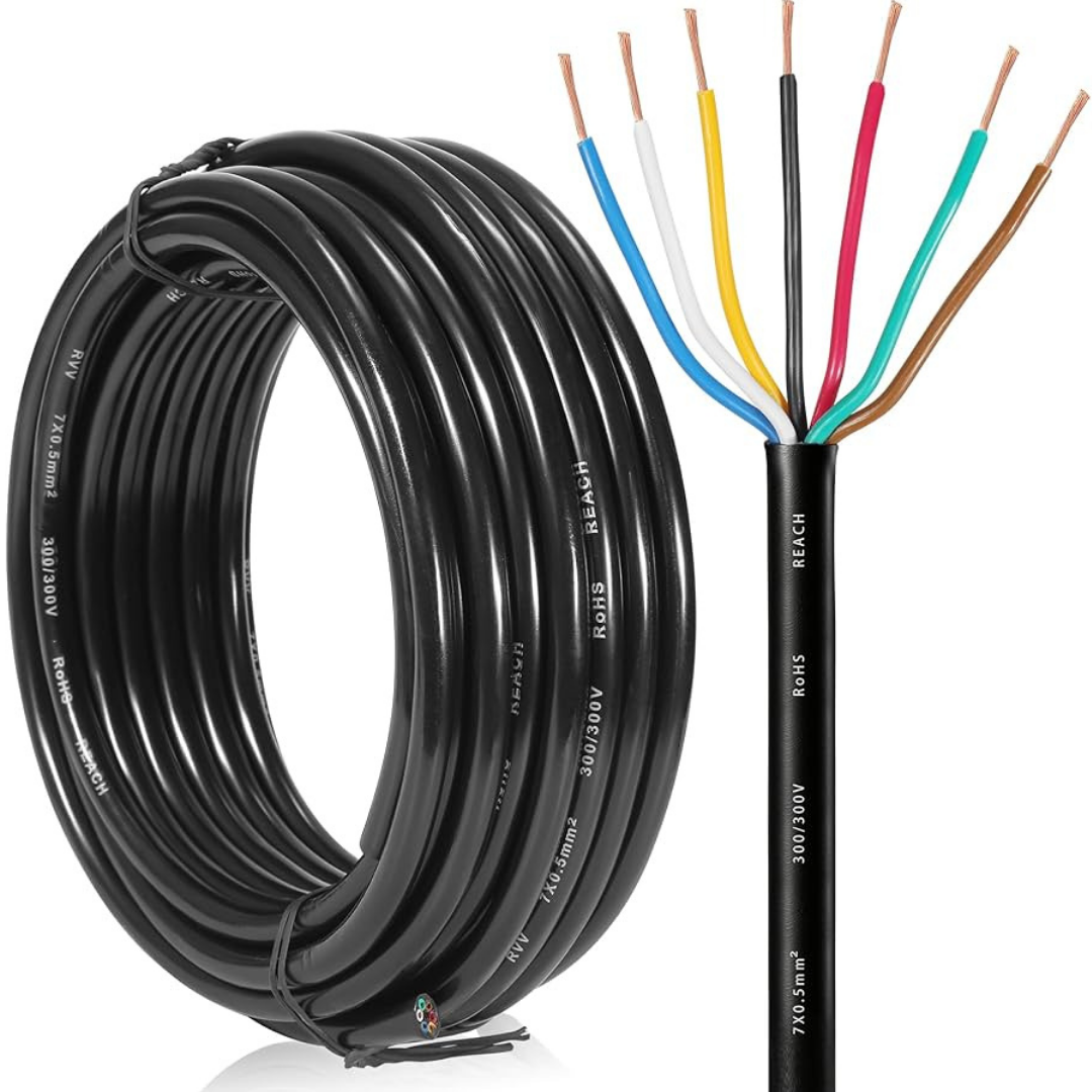 CABLE 7 X 1.5 COLORES ROLLO 10 MTS