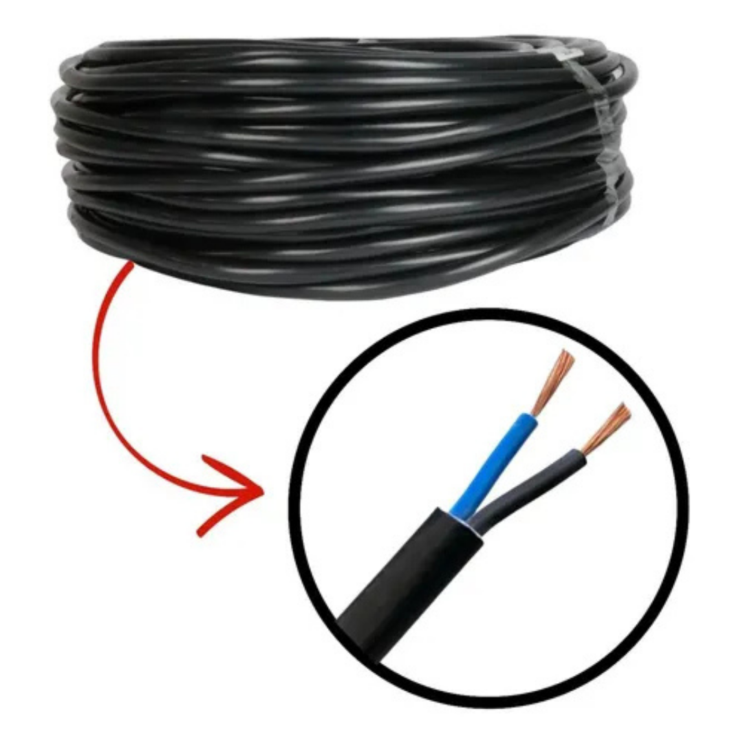 CABLE 2 X 1.5 ROLLO 10 MTS
