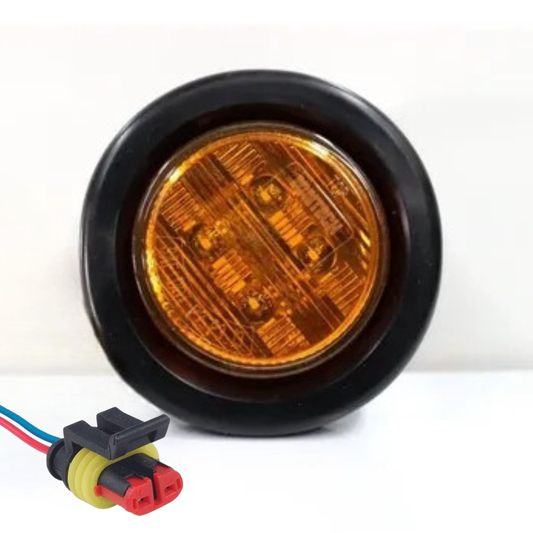 Foco LED Ámbar 2 Pulgadas: Ilumina tu Espacio con Estilo y Seguridad