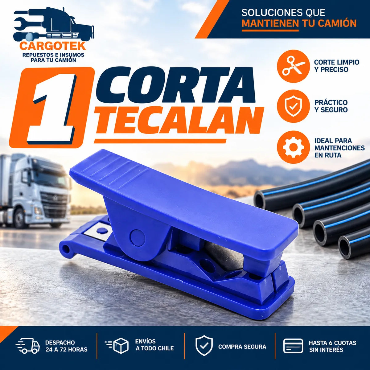 Kit Neumático Profesional para Camión Europeo 24V | Cargotek - CARGOTEK