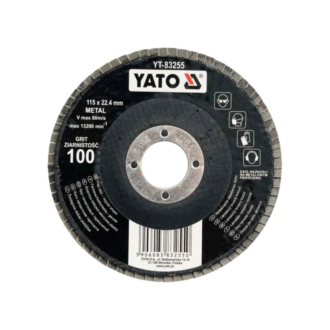 Disco de Lija Traslapado Flap 41/2" Grano 60 para Metal - CARGOTEK