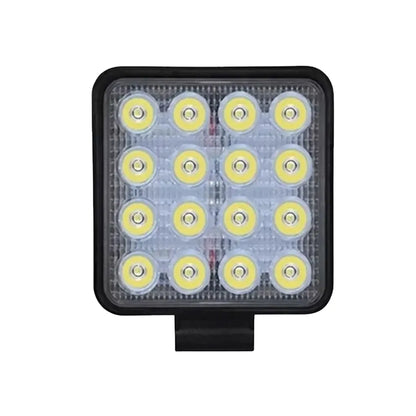 Foco Led Faenero Cuadrado 16 Diodos 12/24V con Anclaje - CARGOTEK