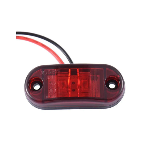 Foco Led 2 Diodos Rojo 12/24V - CARGOTEK