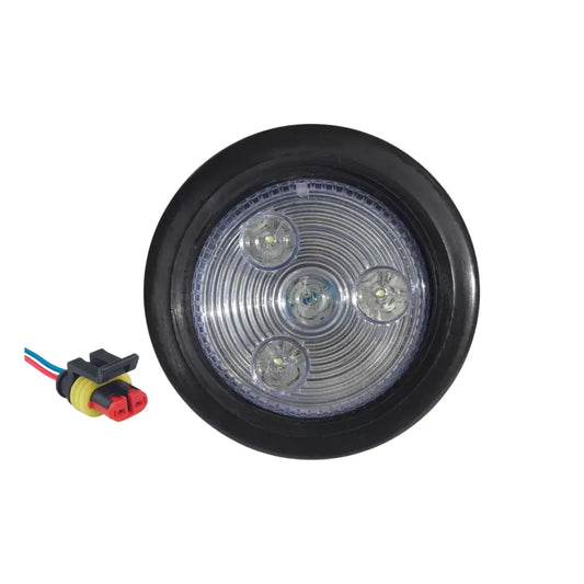 Foco Led Trocha Blanco 21/2" 12/24v Con Enchufe - CARGOTEK