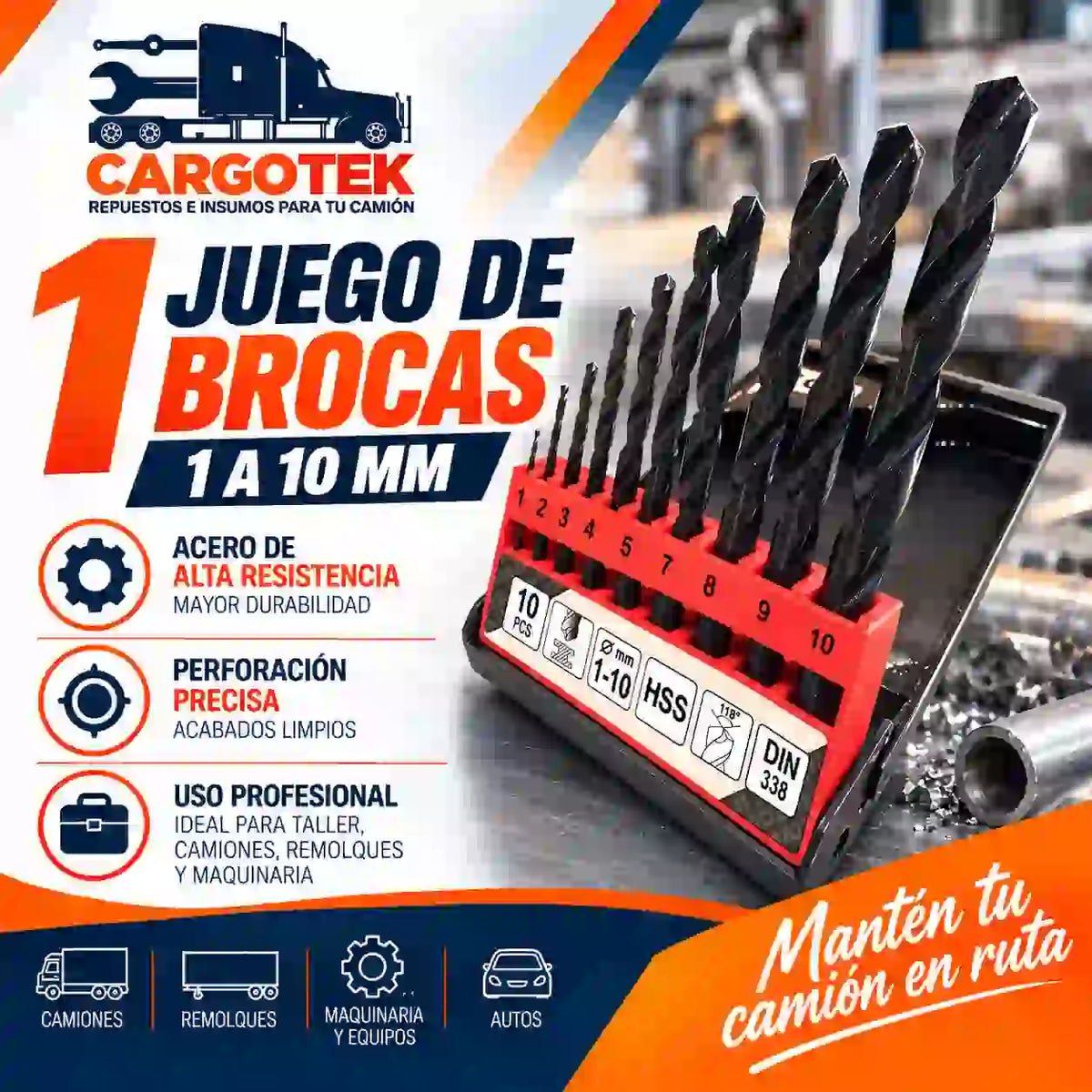 Kit Taller para Camiones y Remolques | Repuestos Cargotek - CARGOTEK