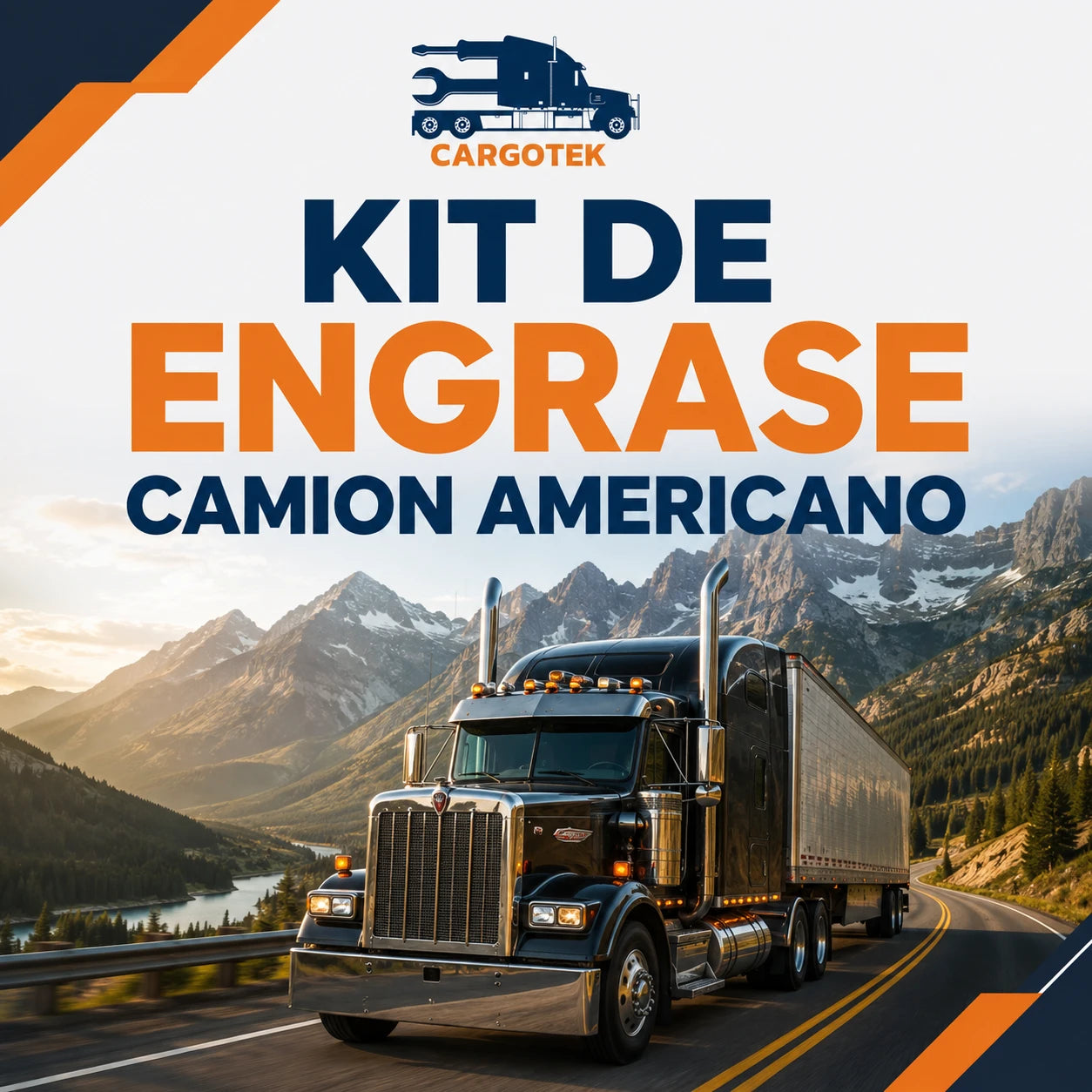 Kit Engrase Camión Americano+ Reloj Smartwatch de Regalo